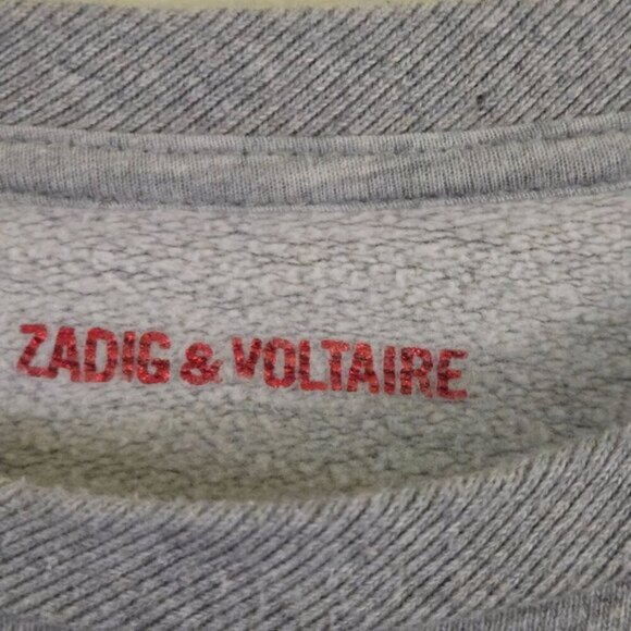 Zadig & Voltaire Born To Be Wild Sweatshirt Size L - Picture 5 of 6